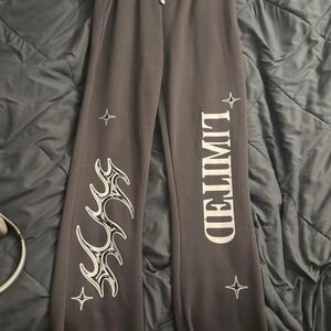 Grey and white Limited Edition sweatpants
